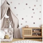 Kör falmatrica szett barna árnyalatos