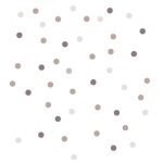 Kör falmatrica szett barna árnyalatos