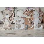 "SZAFARI" stílusú dekor betűk bármilyen névvel