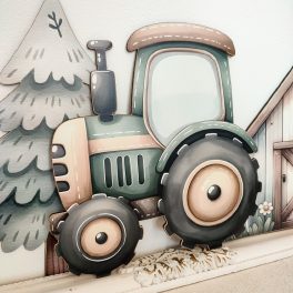 Farm állatok traktor figura 