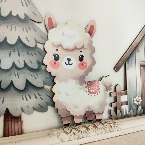 Farm állatok láma figura 1. 