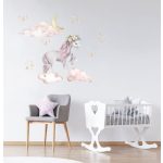 Unikornis akvarell falmatrica