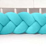 Bársony fonott rácsvédő türkiz, több méretben