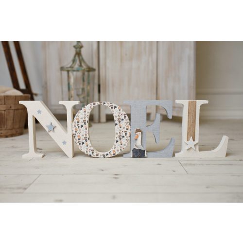 "NOEL" stílusú dekor betűk bármilyen névvel