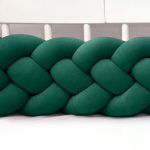 Velúr 4 szálas fonott rácsvédő több méretben,erdőzöld