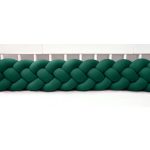 Velúr 4 szálas fonott rácsvédő több méretben,erdőzöld