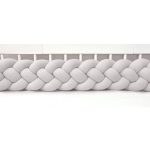 Velúr 4 szálas fonott rácsvédő több méretben,világos szürke