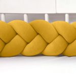 Bársony fonott rácsvédő mustársárga, több méretben