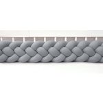 Velúr 4 szálas fonott rácsvédő több méretben, sötét szürke