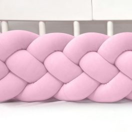   Velúr 4 szálas fonott rácsvédő több méretben,rózsaszín