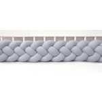 Velúr 4 szálas fonott rácsvédő több méretben, szürke