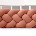 Velúr 4 szálas fonott rácsvédő több méretben,rosegold