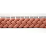 Velúr 4 szálas fonott rácsvédő több méretben,rosegold