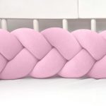 Bársony fonott rácsvédő rózsaszín, több méretben