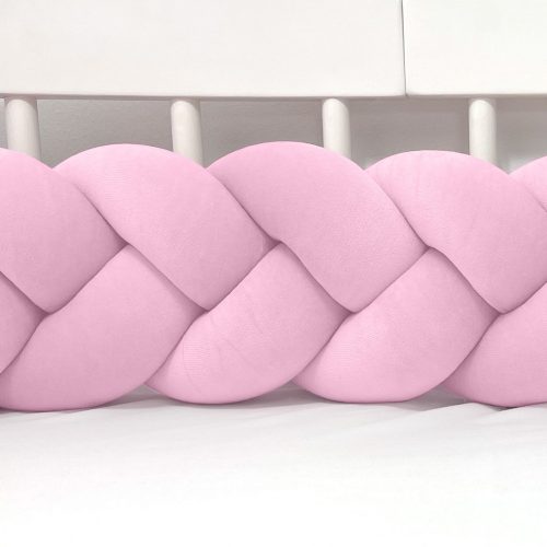 Bársony fonott rácsvédő rózsaszín, több méretben