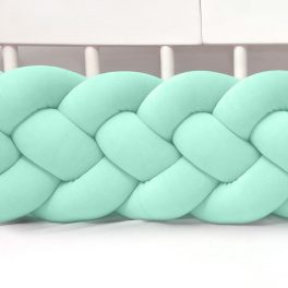 Velúr 4 szálas fonott rácsvédő több méretben,menta