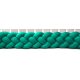 Velúr 4 szálas fonott rácsvédő több méretben,smaragd