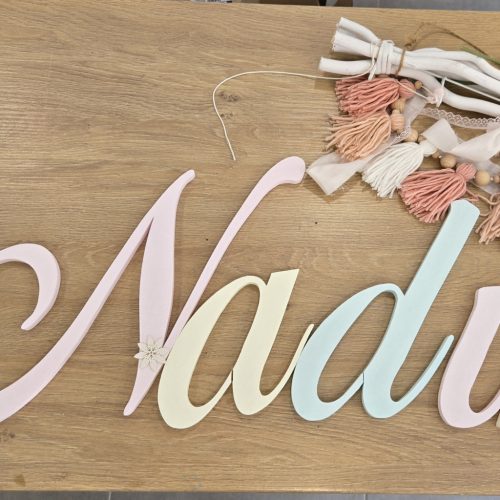 "Nadin" betűk bármilyen névvel és színnel!