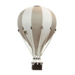 Hőlégballon dekor, bézs 2 méretben