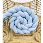 Bársony fonott rácsvédő babakék, több méretben