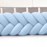 Fonott rácsvédő (kalász) több méretben babakék