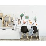 Erdei állatos falmatrica 2. S-M méret