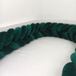 Fonott rácsvédő (kalász) több méretben sötétzöld