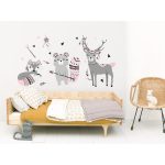 Indián nyár falmatrica szett babarózsaszín XXL