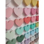 Dekor betűk ajtóra bármilyen névvel, barackvirág színnel