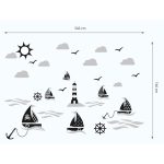 Hajós falmatrica szett sötét menta