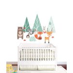 Erdei állatos XL falmatrica 1.