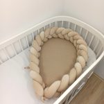 Fonott babafészek 2in1 bézs