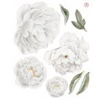 Rózsás falmatrica szett 12 rózsás