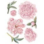 Rózsás falmatrica szett 12 rózsás