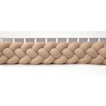 Velúr 4 szálas fonott rácsvédő több méretben, karamell