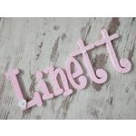"Linett" stílusú dekor betűk bármilyen névvel