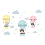 Nyuszi Bogi és barátai falmatrica pasztell