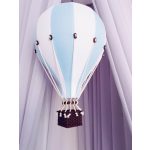 Hőlégballon dekor, kék 2 méretben