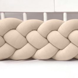 Velúr 4 szálas fonott rácsvédő több méretben, bézs