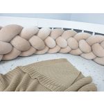 Velúr 4 szálas fonott rácsvédő több méretben, bézs