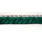 Bársony fonott rácsvédő erdőzöld, több méretben