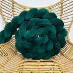 Bársony fonott rácsvédő erdőzöld, több méretben