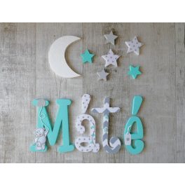   "Máté" stílusú dekor betűk bármilyen névvel! 