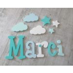 Marci stílusú dekorbetűk bármilyen névvel! 