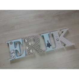 Gyermekszoba ERIK stílusú dekor betűk bármilyen névvel!