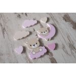 Macikák szett rózsaszín