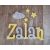 "Zalán" stílusú dekor betűk bármilyen névvel! 