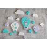Hólégballonos dekor szett bármilyen színben