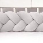 Bársony fonott rácsvédő pasztell világos szürke, több méretben