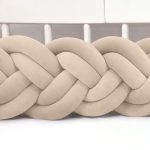 Velúr dupla extra magas 30cm fonott rácsvédő bézs